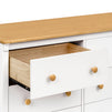 M27226RWHY,DaVinci,Shea 6-Drawer Dresser in Warm White and Honey