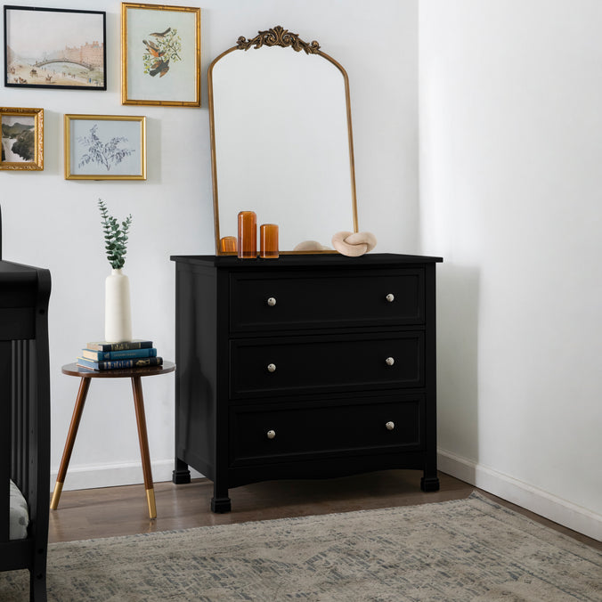 M5523E,DaVinci,Kalani 3-Drawer Dresser in Ebony