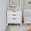F11923W,Carter's,Colby 3-drawer Dresser in White Finish