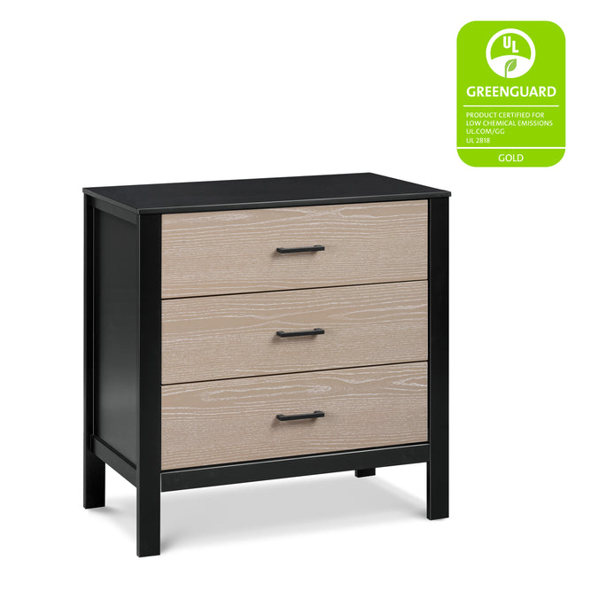 F23223ECWD,Carter's,Radley 3-Drawer Dresser in Ebony & Coastwood