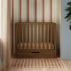 F11981L,Carter's,Colby 4-in-1 Convertible Mini Crib w/ Trundle in Walnut