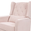 M22487PBPEW,DaVinci,Everly Recliner in Performance Pale Blush Pink Eco-Weave