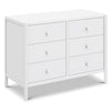 M25126W,DaVinci,Birdie 6-Drawer Dresser in White