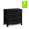 M5523E,DaVinci,Kalani 3-Drawer Dresser in Ebony