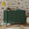 M25126FRGR,DaVinci,Birdie 6-Drawer Dresser in Forest Green