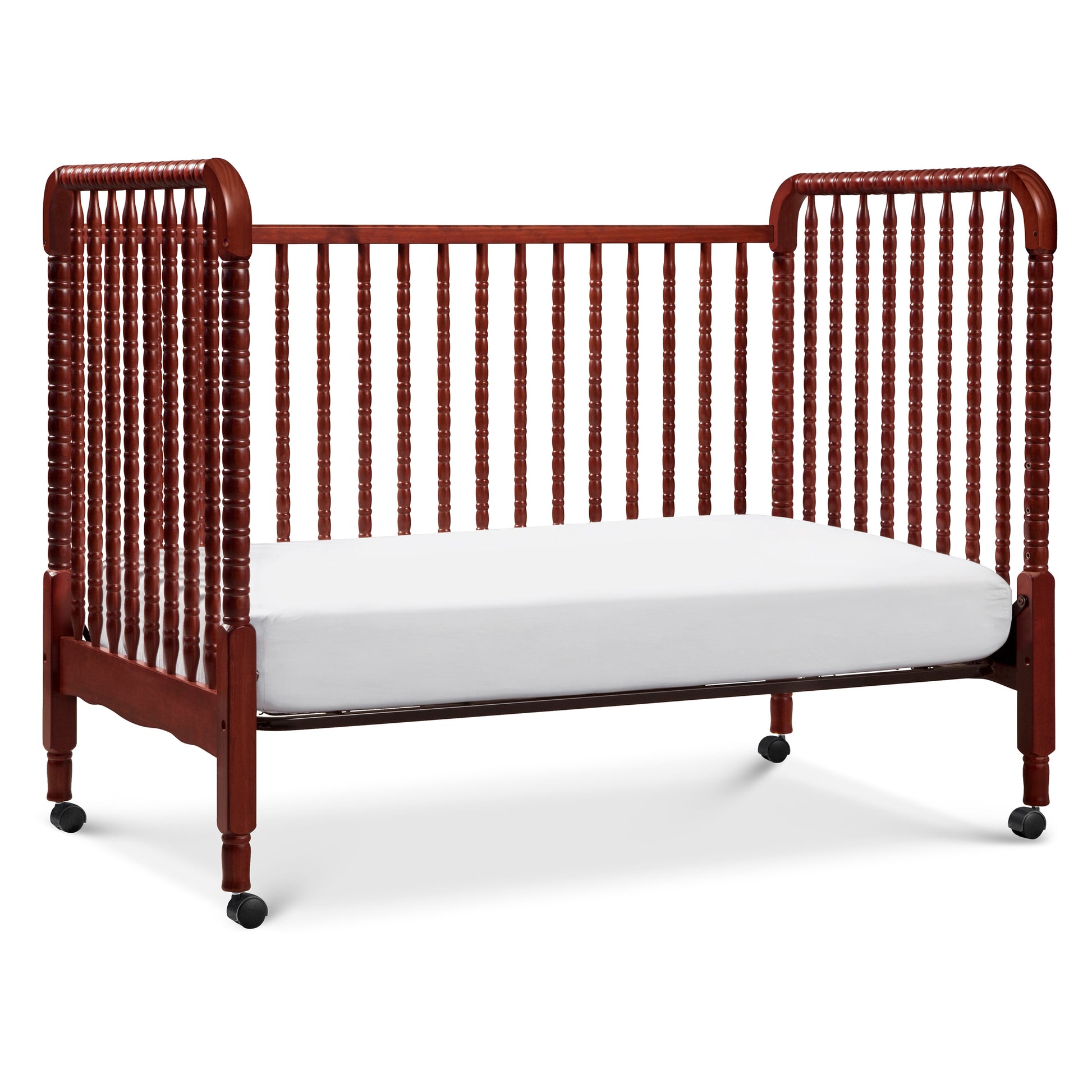 M7391C,DaVinci,Jenny Lind Stationary Crib In Rich Cherry Finish