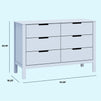 F11926PB,Carter's,Colby 6-Drawer Double Dresser in Powder Blue