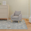 M30703FTGLF,DaVinci,Nina Kids Chair in Frost Grey with Light Wood Feet