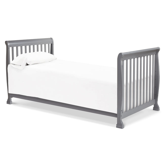 M5598G,DaVinci,Kalani 4-in-1 Convertible Mini Crib in Grey Finish