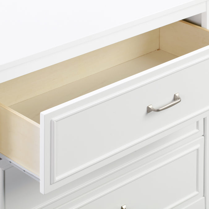 M12823W,DaVinci,Charlie 3-Drawer Dresser in White