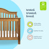 M5981CT,DaVinci,Jayden 4-in-1 Convertible Crib In Chestnut