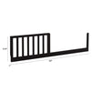 M3899E,The MDB Family,Toddler Bed Conversion Kit in Ebony