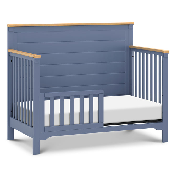 M27201CVBHY,DaVinci,Shea 4-in-1 Convertible Crib in Cove Blue and Honey