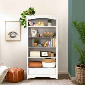 M5926W,DaVinci,MDB Bookcase In White Finish