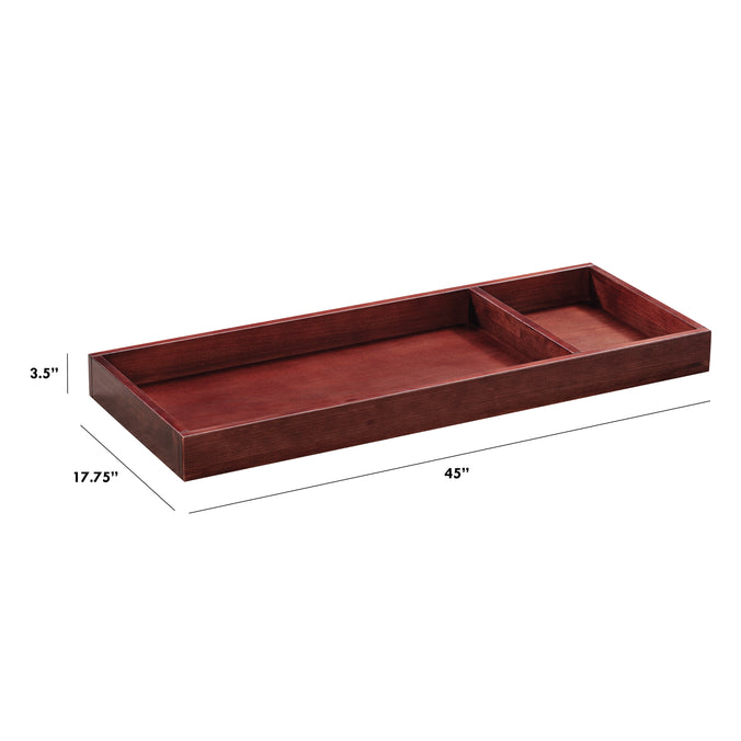 M0619C,The MDB Family,Universal Wide Removable Changing Tray in Rich Cherry