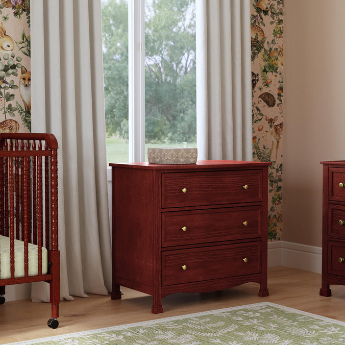 M5523C,DaVinci,Kalani 3-Drawer Dresser in Rich Cherry