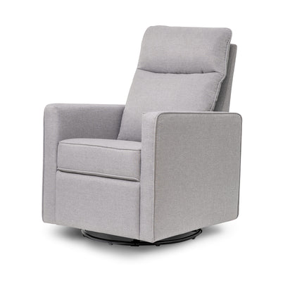 M19787MIG,DaVinci,Gabby Pillowback Swivel Glider in Misty Grey