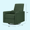 M10887PNG,DaVinci,Piper Recliner in Pine Green