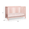 F11901LP,Carter's,Colby 4-in-1 Low-profile Convertible Crib in Petal Pink