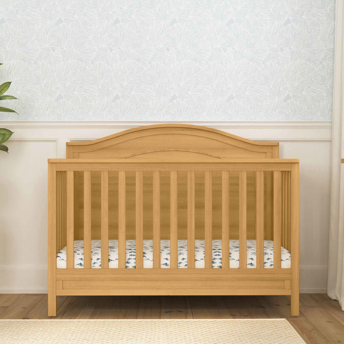 M12801HY,DaVinci,Charlie 4-in-1 Convertible Crib in Honey