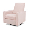 M19387PBPEW,DaVinci,Penny Swivel Recliner in Performance Pale Blush Pink Eco-Weave