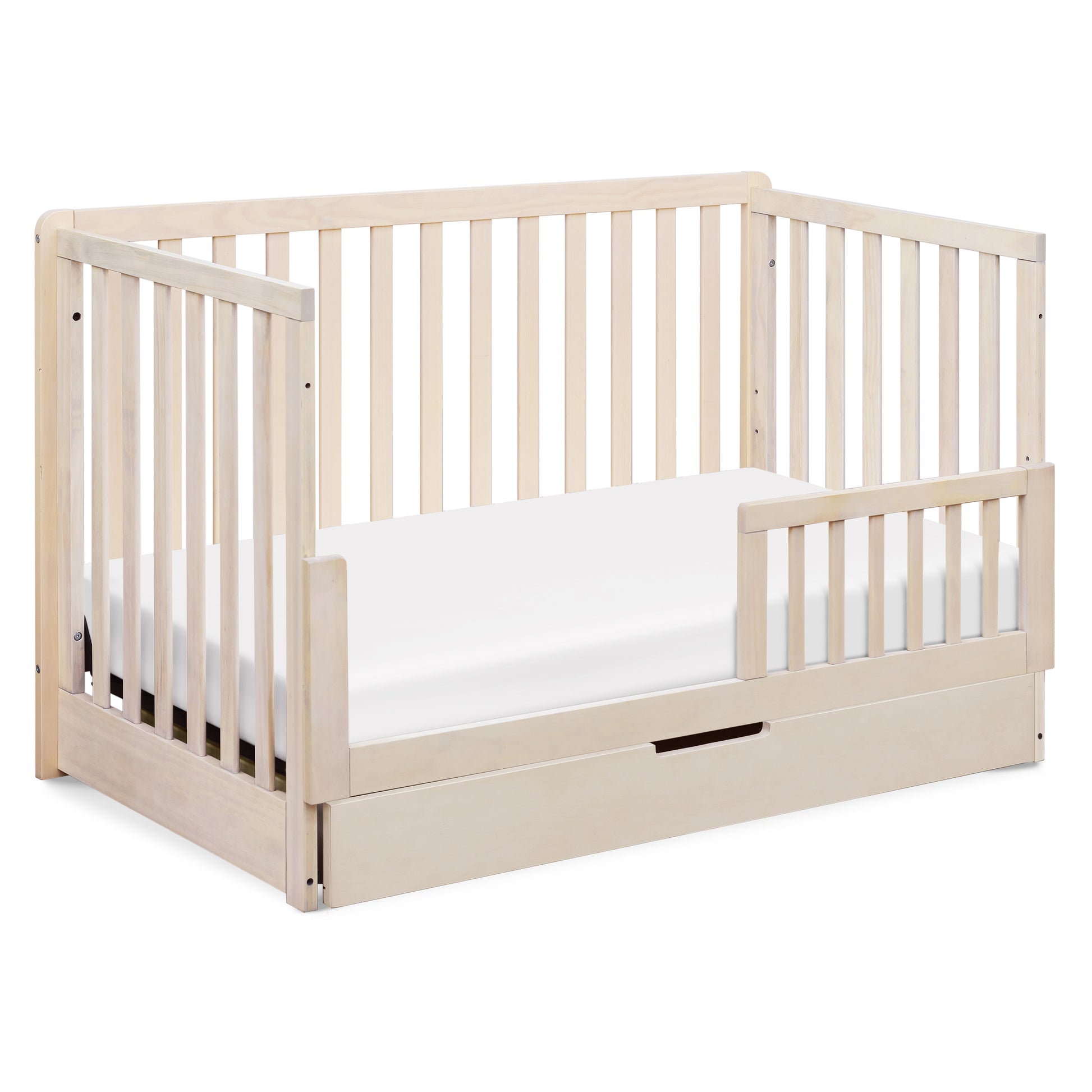 F11951NX,Colby 4-in-1 Convertible Crib w/ Trundle Drawer in Washed Natural