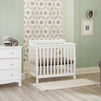 M5598W,DaVinci,Kalani 4-in-1 Convertible Mini Crib in White Finish