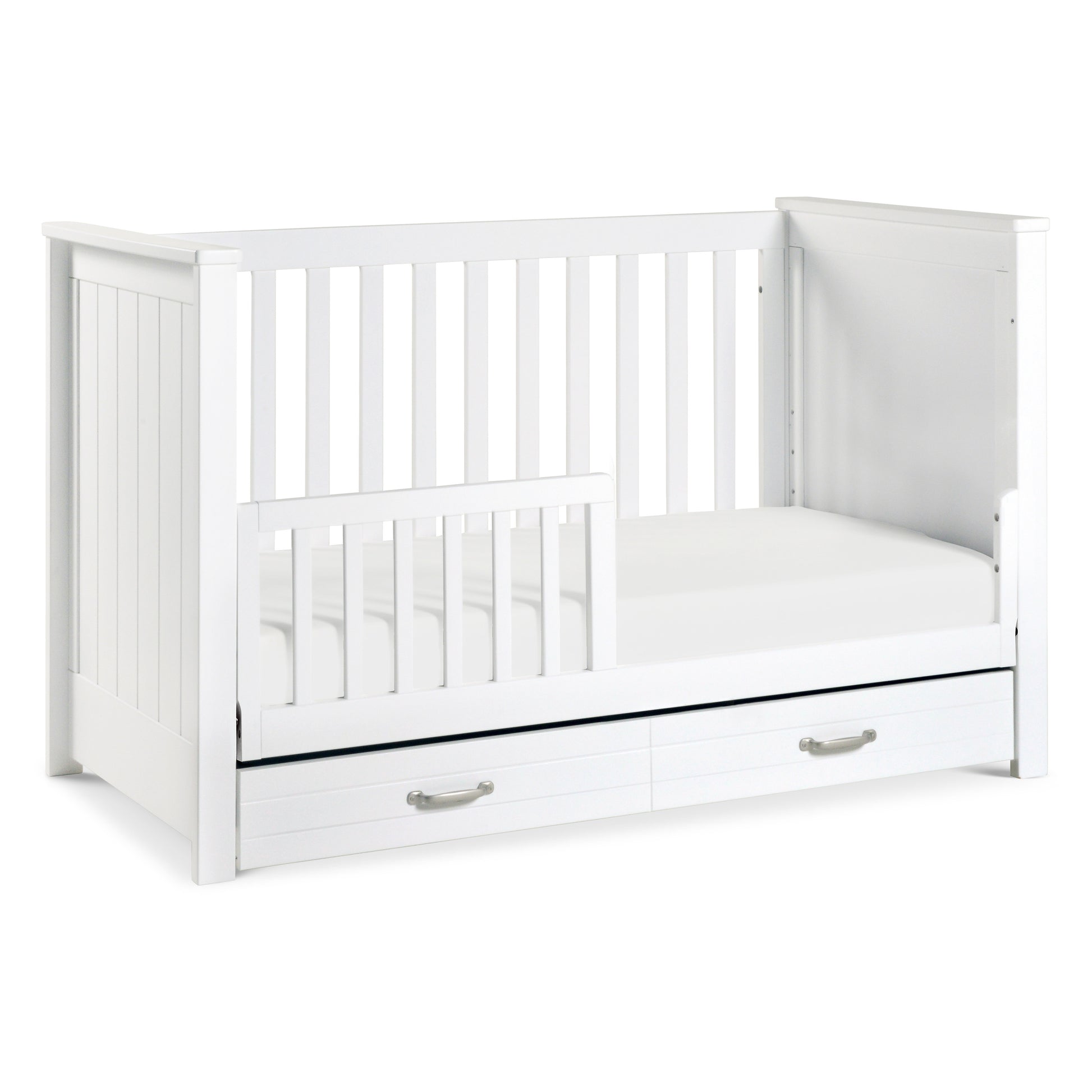 M13801W,DaVinci,Asher 3-in-1 Convertible Crib in White Finish