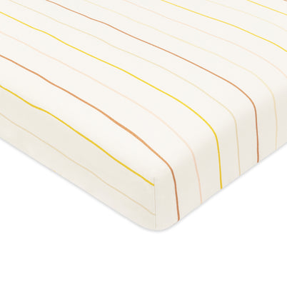 Mini Crib Sheet in GOTS Certified Organic Brushed Cotton