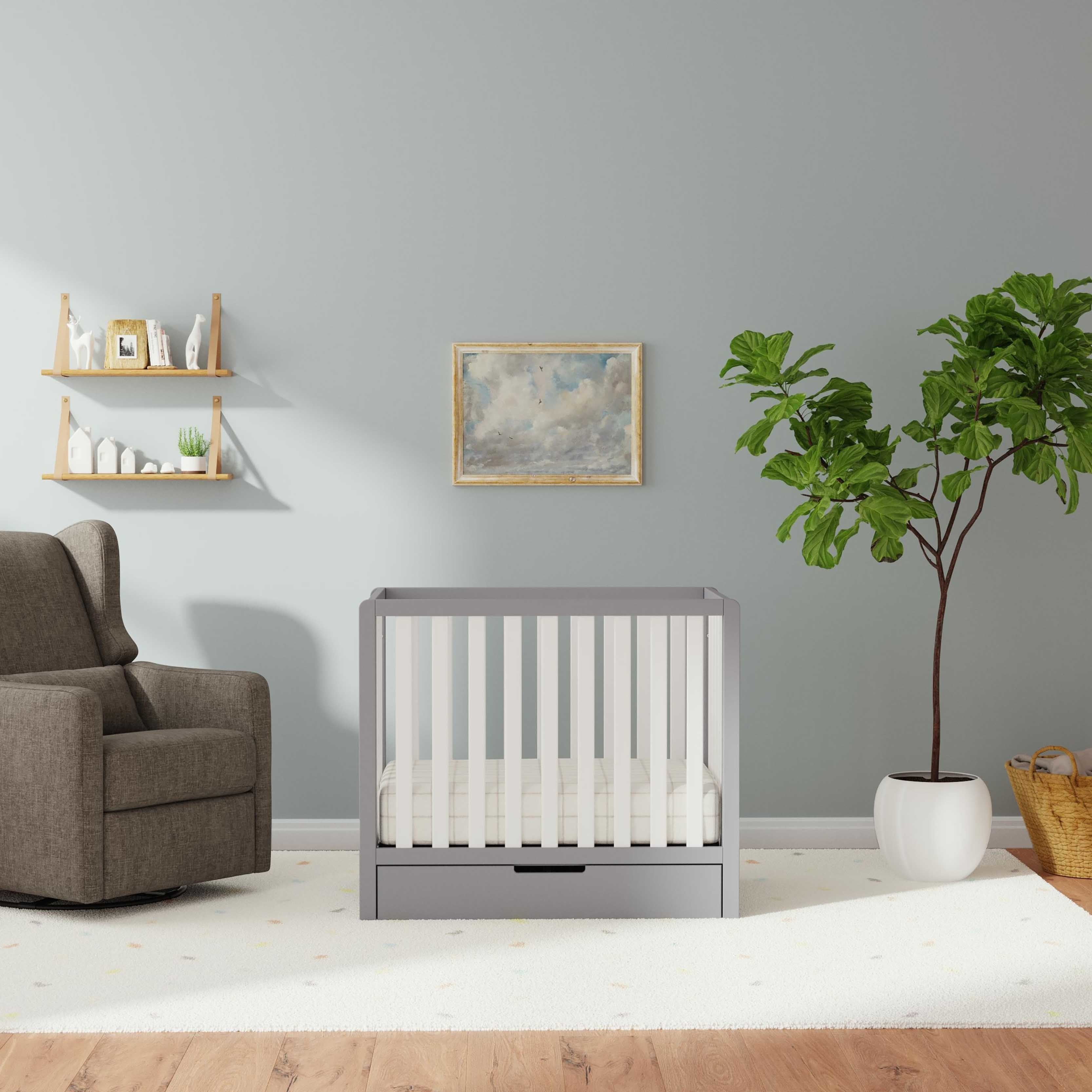 Carter s Colby 4 in 1 Convertible Mini Crib with Trundle DaVinci Baby