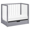 F11981GW,Carter's,Colby 4-in-1 Convertible Mini Crib w/ Trundle in Grey and White