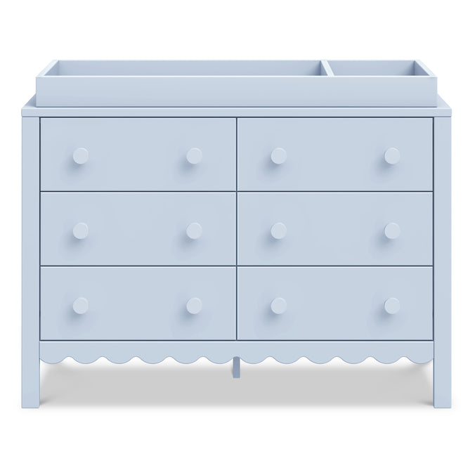 M0619PB,Universal Wide Removable Changing Tray in Powder Blue