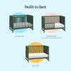 M24901FRGR,DaVinci,Margot 3-in-1 Convertible Crib in Forest Green