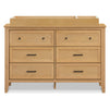 M24726HY,DaVinci,Sawyer Farmhouse 6-Drawer Dresser in Honey