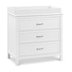 M12823W,DaVinci,Charlie 3-Drawer Dresser in White