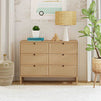 M24926HY,DaVinci,Margot 6-Drawer Dresser in Honey