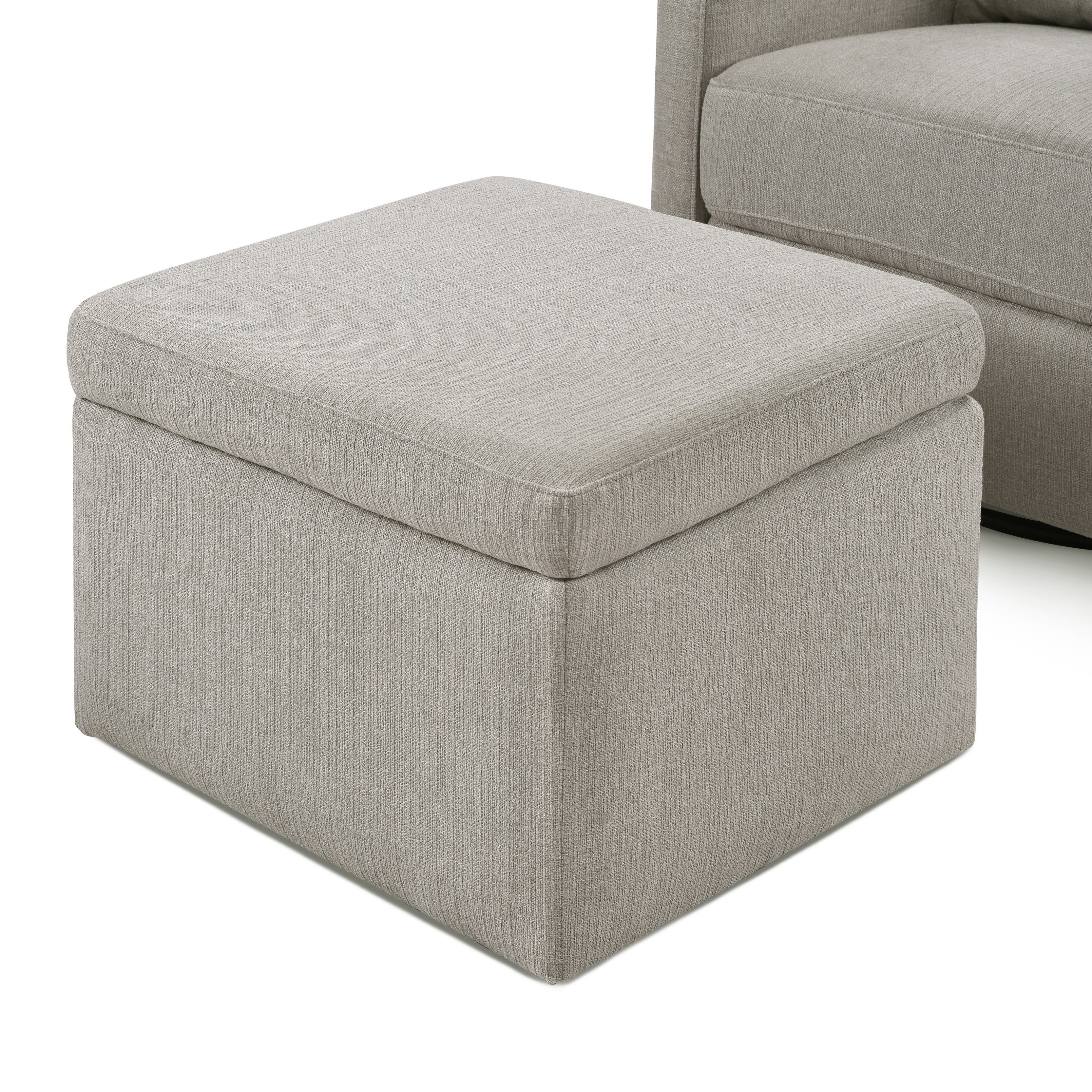 Adrian Swivel Glider with Storage Ottoman DaVinci Baby