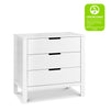 F11923W,Carter's,Colby 3-drawer Dresser in White Finish