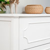 M11423W,DaVinci,Chloe Regency 3-Drawer Dresser in White