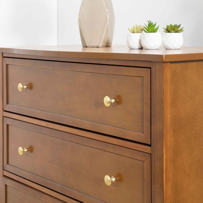 M5523CT,DaVinci,Kalani 3-Drawer Dresser in Chestnut Finish