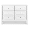 M11426W,DaVinci,Chloe Regency 6-Drawer Dresser in White