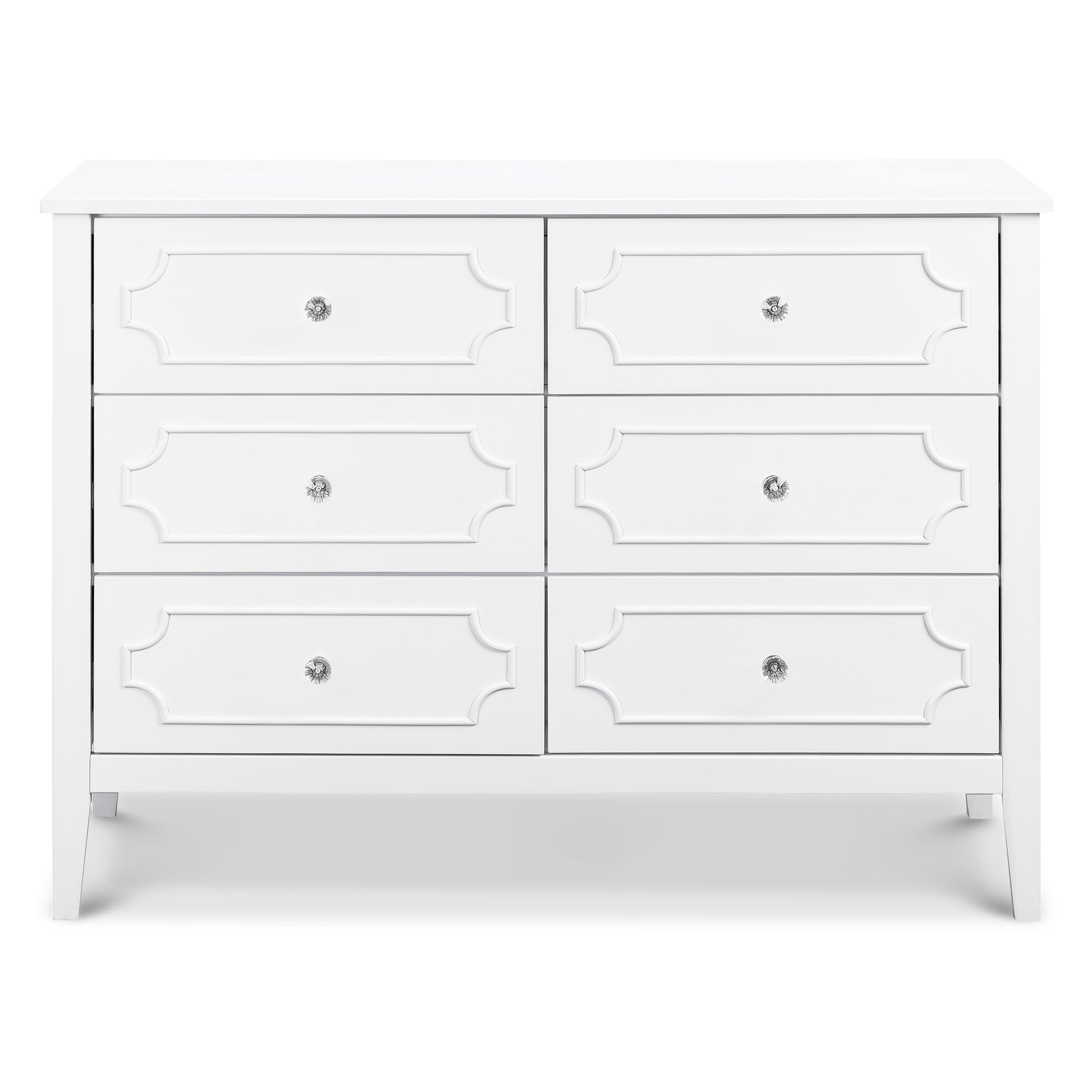 M11426W,DaVinci,Chloe Regency 6-Drawer Dresser in White