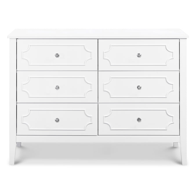 M11426W,DaVinci,Chloe Regency 6-Drawer Dresser in White