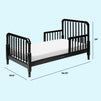 M7390E,DaVinci,Jenny Lind Toddler Bed in Ebony