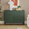 M24926FRGR,DaVinci,Margot 6-Drawer Dresser in Forest Green