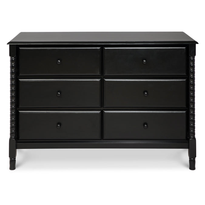 M7326E,DaVinci,Jenny Lind Spindle 6-Drawer Dresser in Ebony