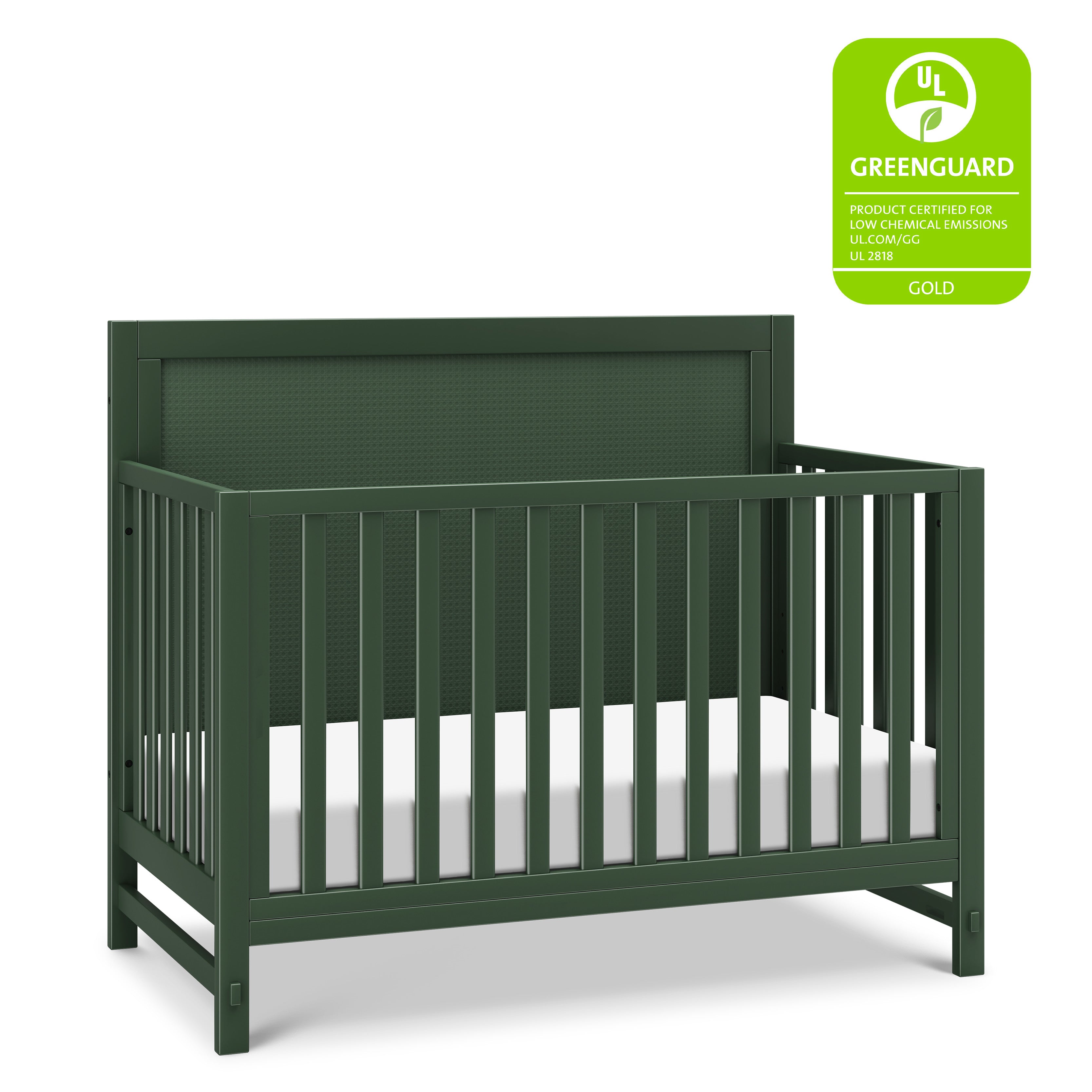 Green mini crib best sale