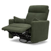 M33787COB,DaVinci,Atlas Swivel Recliner in Cozy Olive Boucle