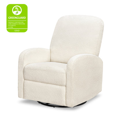 M34087CCB,DaVinci,Calder Swivel Recliner in Cozy Cream Boucle