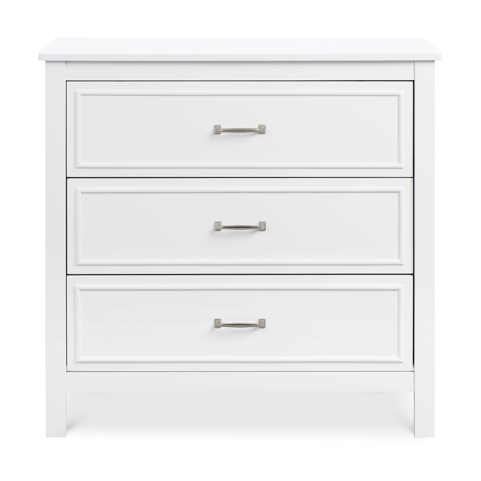 M12823W,DaVinci,Charlie 3-Drawer Dresser in White